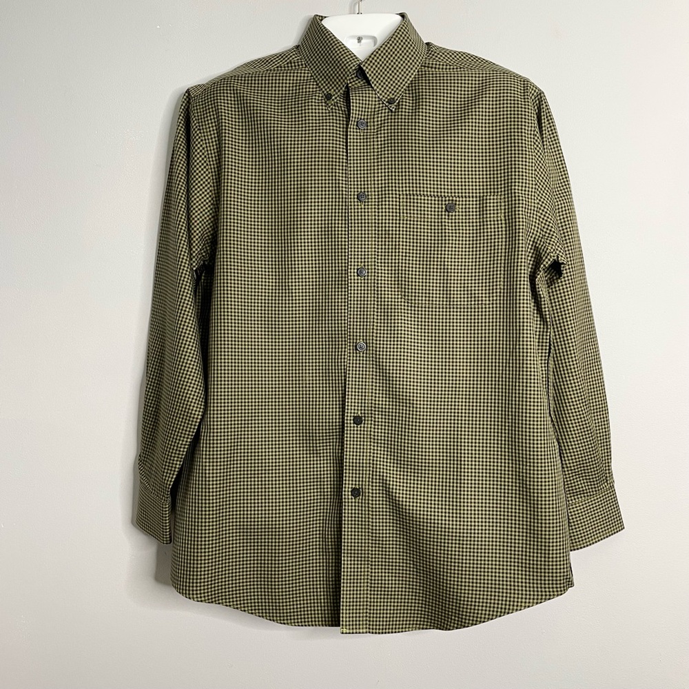 Orvis Long Sleeve Checkered Button Down Shirt
